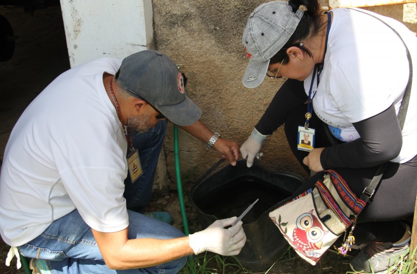 SAÚDE REALIZA MUTIRÃO CONTRA A DENGUE  NESTE SÁBADO 