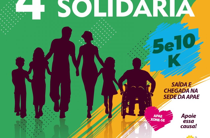 ABERTA AS INSCRIÇÕES PARA 4ª CORRIDA E CAMINHADA DA APAE 