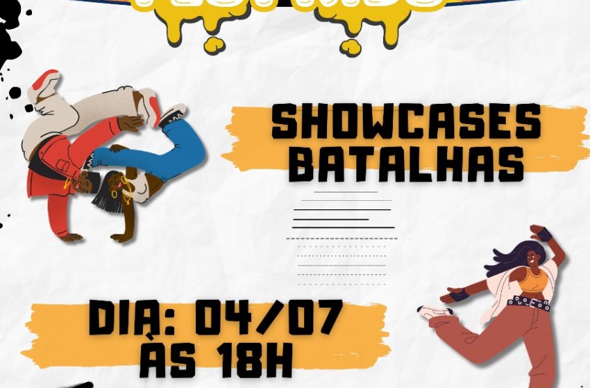 TURMA DE BREAKING DO PROJETO CAMPEÕES REALIZA ‘HIP HOP FEST KIDS’ NESTA QUINTA