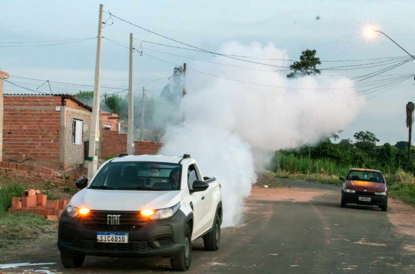 PREFEITURA DE JAGUARIÚNA VAI INICIAR 2ª ETAPA DA NEBULIZAÇÃO CONTRA A DENGUE 