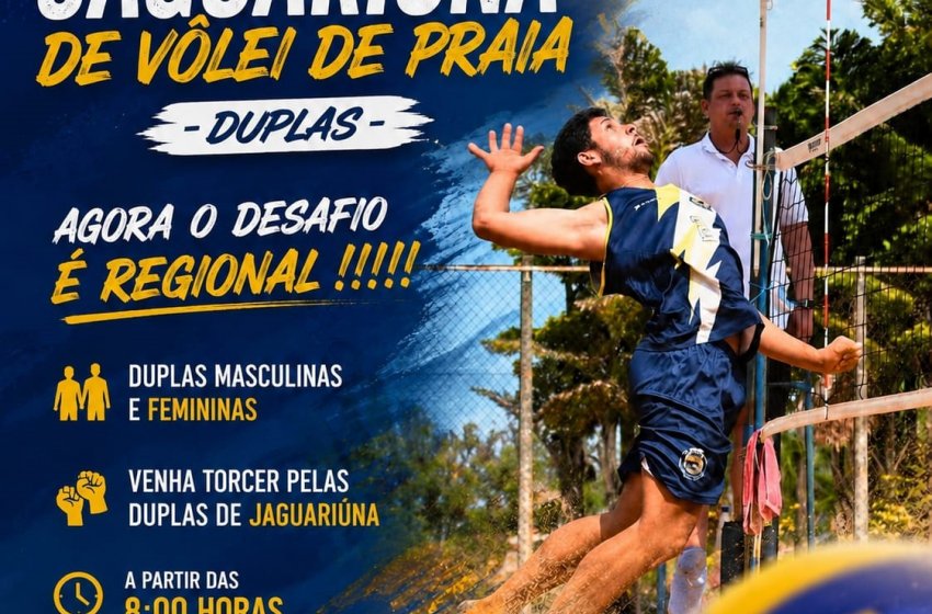 2ª ETAPA DA COPA JAGUARIÚNA DE VÔLEI DE PRAIA ACONTECE NESTE DOMINGO